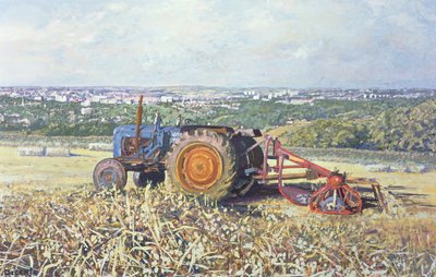 Harvesting Tractor, 1995 by Martin Decent